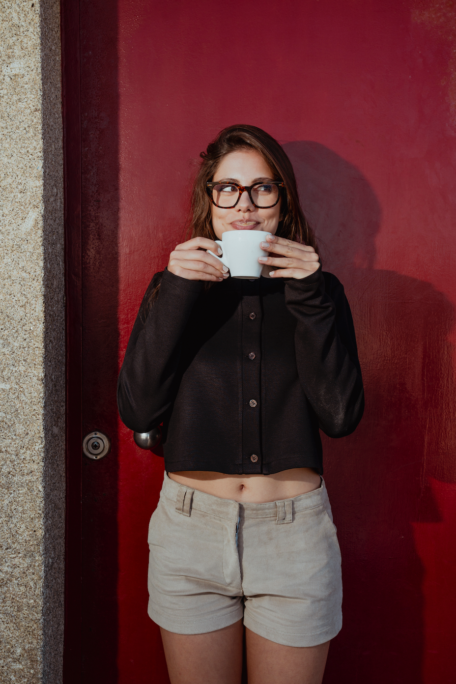 Espresso Tailored Cardigan