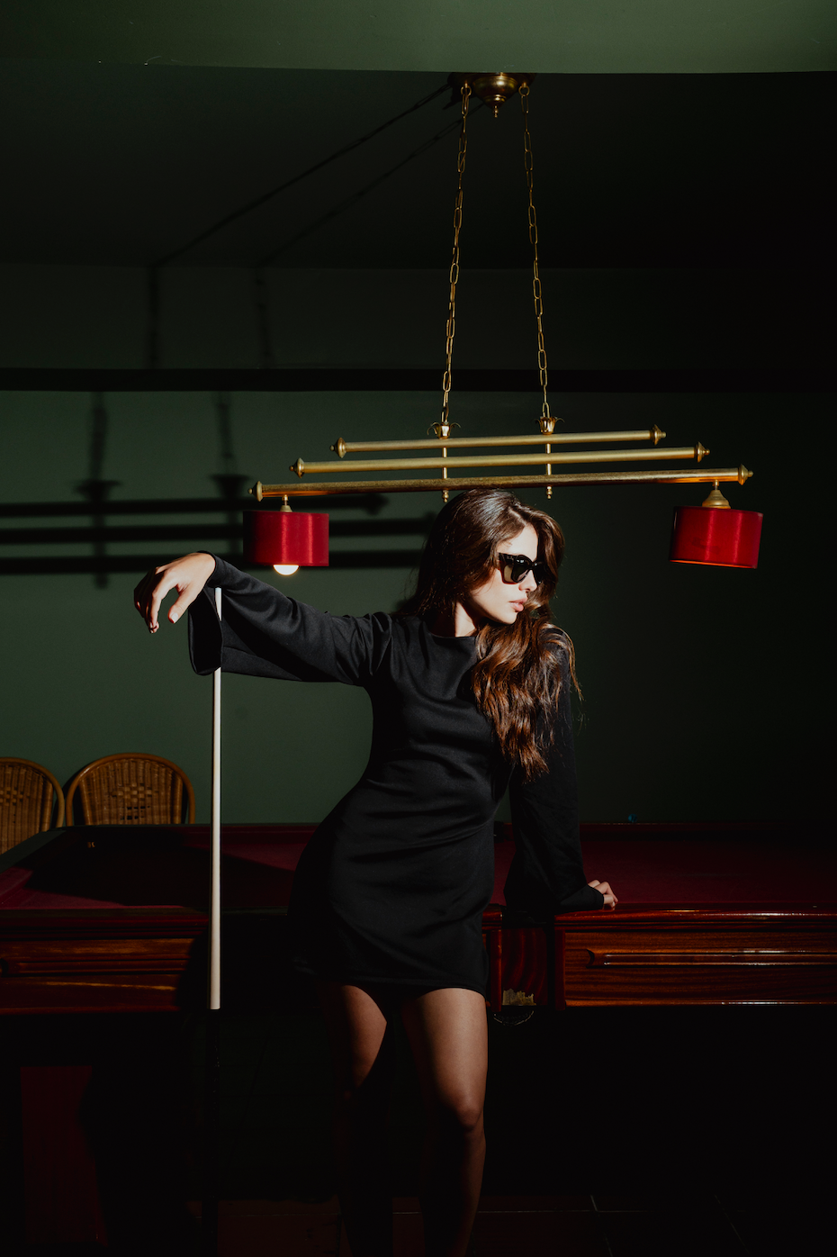 Midnight Flared Sleeve Dress