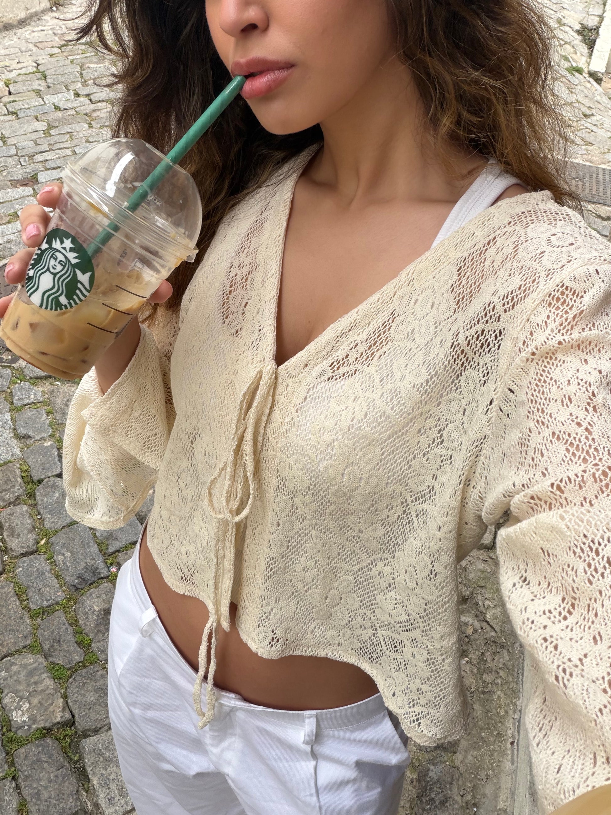 Vanilla Tie Cardigan