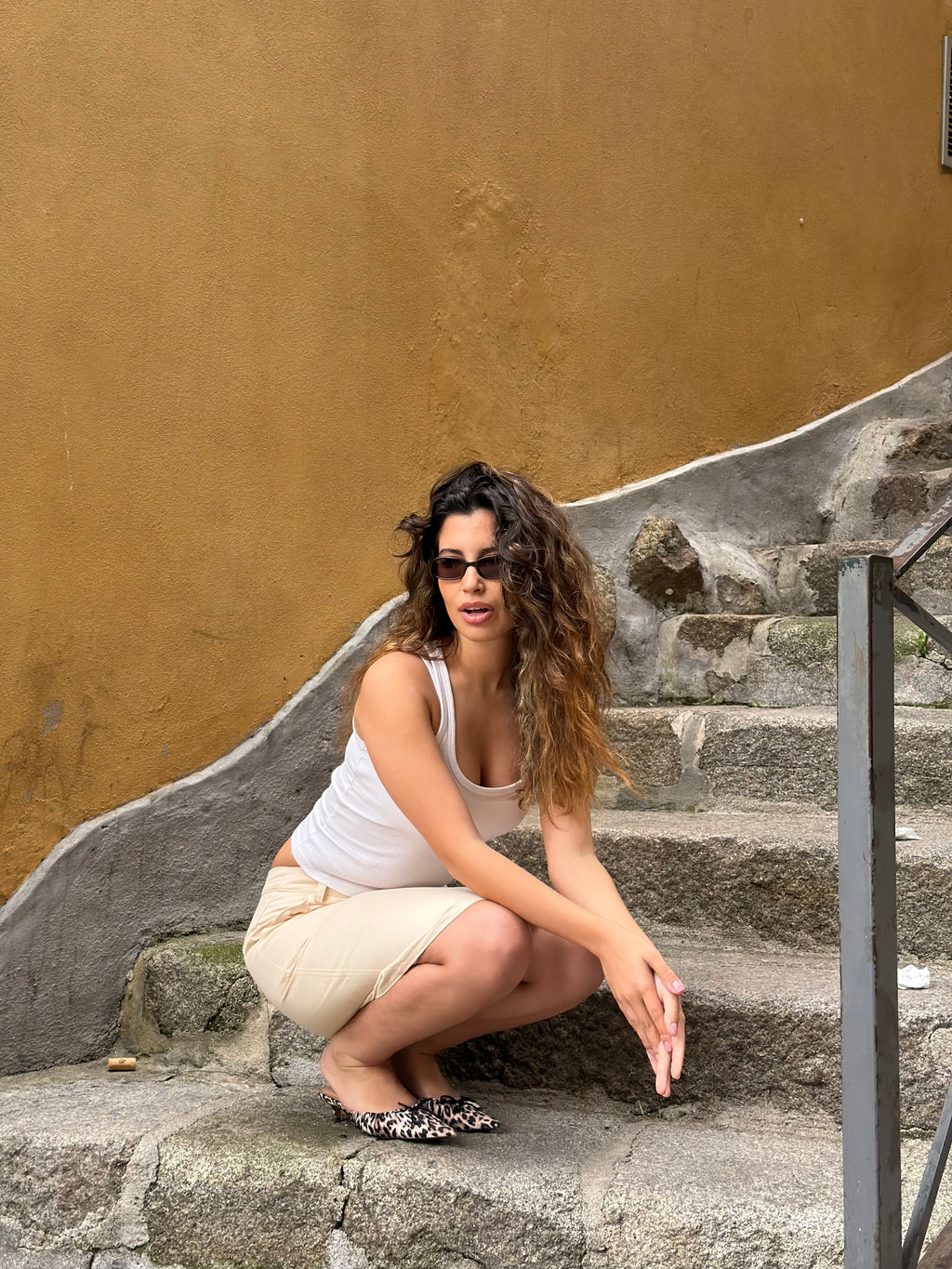 Cream Midi Skirt